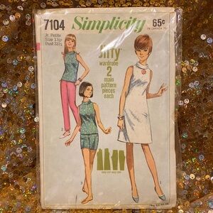 1967 Vintage Simplicity Jiffy Wardrobe Pattern #7104